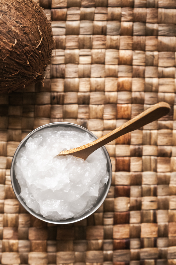Image of coconut oil in a bowl