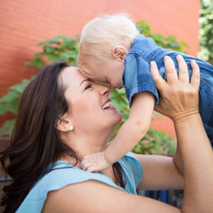 Image of Aimee Raupp Holding James