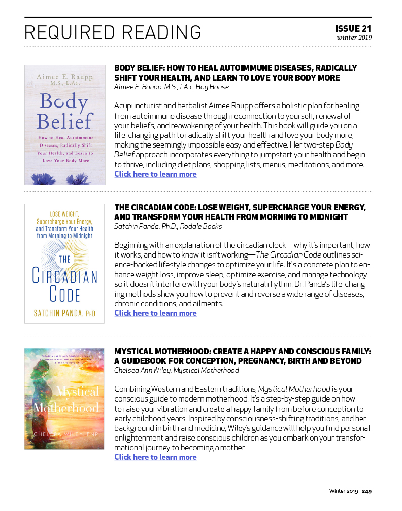 Conscious Lifestyle Magazine Book Review