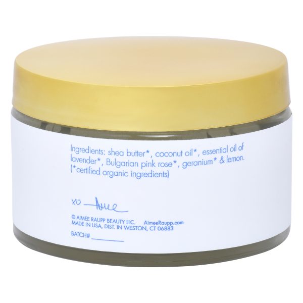 Image of Back of Organic Body Butter
