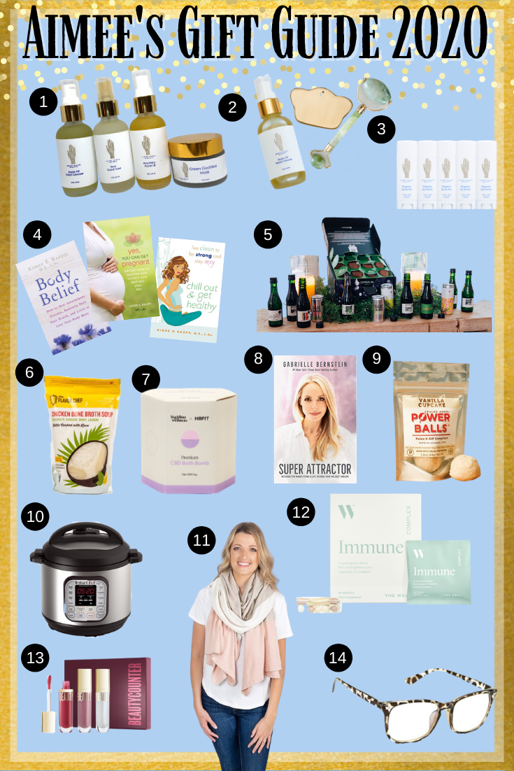 Images of Gifts from Aimee's 2020 Gift Guide